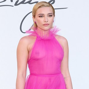 Florence Pugh Turns Heads in Sheer Gown During Hot Pink Fashion Week Appearance