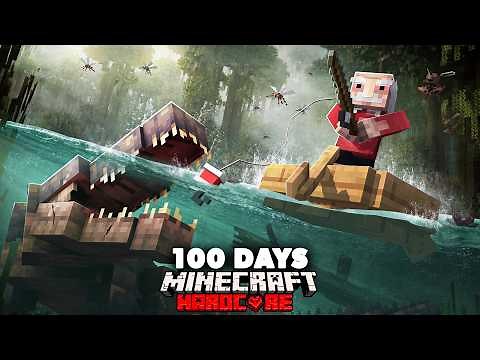 I Spent 100 Days in the Amazon Rainforest in REALISTIC Minecraft