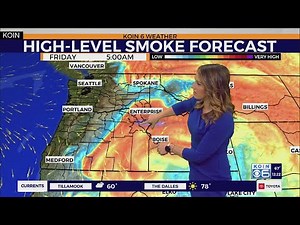 Weather forecast: Dry & sunny trend continues. Wildfires continue to ravage Oregon.
