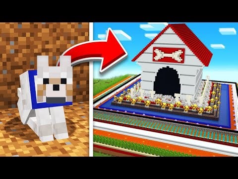 I Build Minecraft's Safest Dog House 💪