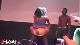 panties stripped on stage