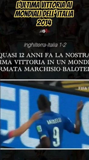 L' ultima partita vinta dall' Italia un un Mondiale nel lontano 2014 ⚽😱 #calcio