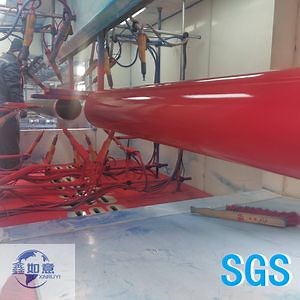 [Hot Item] ASTM A53 A795 Sin2440 En10255 Threads Sealing Connection with Coupling Plastic Spray ERW Pipe