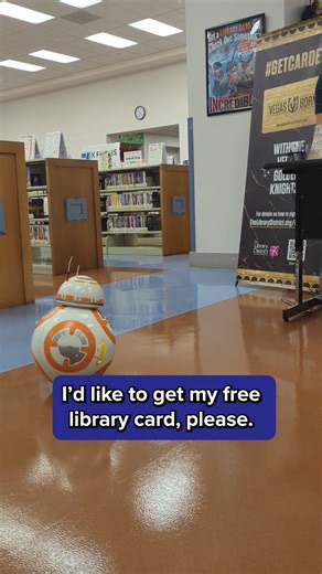14 reactions | Be like BB-8 & celebrate #StarWarsDay at the Library District!  Get your free library card ⚡ Enjoy #StarWars themed crafts  Movie screenings  Plus, so much more! Use the force to find a participating library near you: https://bit.ly/3RvRklh #MayTheFourthBeWithYou #FreeToBeYourself | Las Vegas-Clark County Library District | Facebook