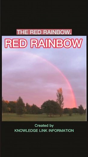 The red rainbow or monochrome rainbow. #shorts