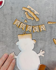 Snowman / Snowperson #2 Easy Winter decor Crafting. #easycraft #winterdecor #snowmancrafts #painting #diycrafts | Shabby Chic Vanlife /crafted on the road