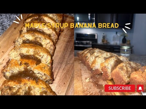 HOW TO MAKE THE BEST BANANA BREAD | MOIST MAPLE BANANA BREAD RECIPE | SHAYSFOODJOURNEY
