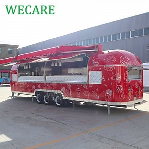 [Hot Item] Wecare Outdoor Mobile Catering Food Trailer Fully Equipped Foodtruck Mobile Bar Food Truck with Full Kitchen