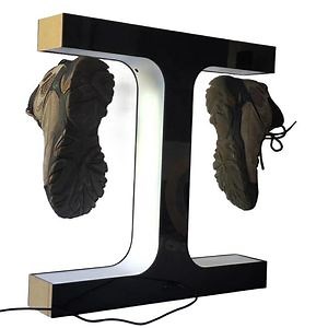 [Hot Item] Floating Shoe Display Stand Magnetic Levitating Shoes Display Rack Stand with 16 Colors LED