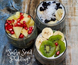 Sabja seed pudding | Breakfast Pudding | Pudding Recipe #sabjaseedpudding #breakfastpudding #puddingrecipe #basilseedspudding #healthypudding #breakfastpudding #milkpudding #fruitpudding | Passion2cook