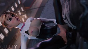 Spider gwen x venom (marvel sex) HD