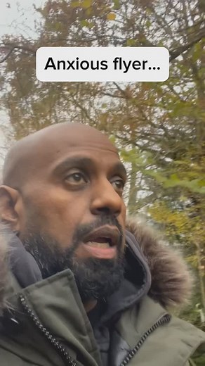 Anxious flyer… | Dinesh Nathan