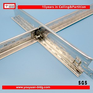 [Hot Item] Flat Aluminum Bar Galvanized Ceiling T Bar