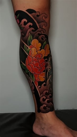 Half Leg Tattoo Ideas for Men | Leg Wrap Around | Loyd Tattoo