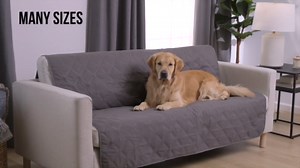 GORILLA GRIP Waterproof Bed Cover for Dogs, 102x82, Gripped Slip Resistant Backing, Leak Proof Washable Dog Blanket Covers Sofa, Couch, Sectional, Crate, Car, RV Seats, Pet Puppy Essentials, Burgandy