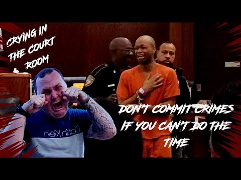 INMATES CRYING WHEN GETTING SENTENCED, DON'T COMMIT CRIMES IF YOU CAN'T HANDLE TIME | #Kfrogtv