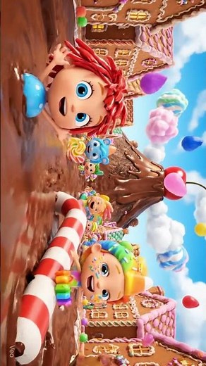 🌋 Sweet Volcano Eruption in Candy World – Chocolate Lava & Candy Rain! 🍫🍭