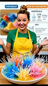 82K views · 474 reactions | Rapid-Growing Rainbow Sugar Crystal...