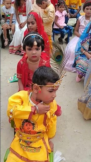 Radha, Krishna Fancy dress #janmashtamispecial