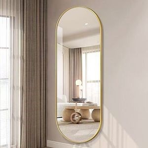 [Hot Item] Hotel Framed Full Salon Length LED Backlit Floor with LED Lights Mirror