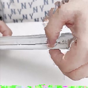 Ceiling Curtain Track Double Row Ceiling Curtain Track Ceiling Mount Double Curtain Tracks Easy to Install for Living Room Bedroom Room Shower Divider(White,1m(3.3ft))