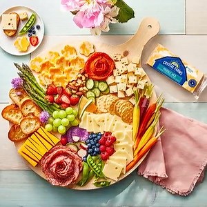 1.2K views | Marble Jack 欄 Springtime Snacks. Find delicious cheesy staples on shelves near you at the link in our bio. #CrystalFarmsCheese #CheeseLovers #Midwest | Crystal Farms Cheese | Facebook