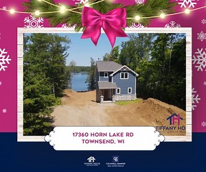 ️ Lakefront Paradise Awaits: 17360 Horn Lake Rd, Townsend, WI...