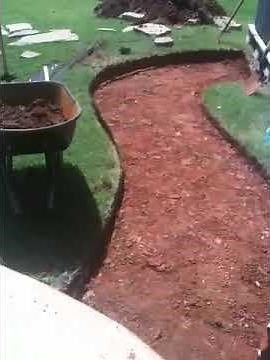 Flagstone/crushed granite walkway pt2