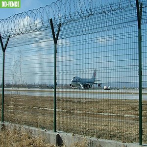 [Hot Item] High Quality Galvanized Security Barbed Wire Prison Airport Fence