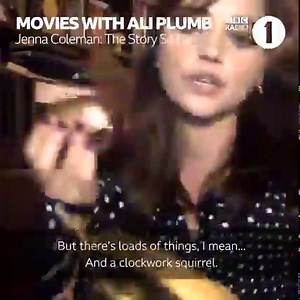 Take a bow, Jenna Coleman - this is the best answer to "what mementos did you keep from set?" we've ever heard! 👏 | BBC Radio 1