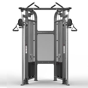 [Hot Item] Body Exercise Dual Adjustable Pulley Fitness Machine Gym