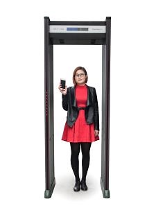 [Hot Item] Walk Through Metal Detector Door at-300b 18 Zones Secuirty Detector