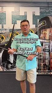 Where should you put the reel seat on a custom surf rod? Surf Rod Bob says it totally depends on the person! This is how Bob recommends finding reel seat spacing on your custom surf fishing rods. #mudholetackle #customrods #builtnotbought #surfrod #surffishing See less | Mud Hole Custom Tackle