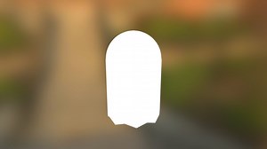 Napstablook (No Headphones) - 3D model by KiwiGamer450