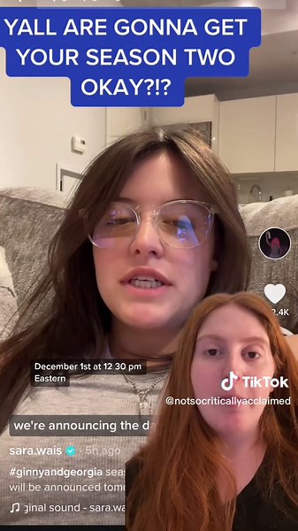 Ginny and Georgia Season 2 Release Date Revealed | Sarah Ginny and Georgia