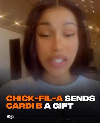 1M views · 385 reactions | Chick-Fil-A sends #CardiB a gift box after she complained about her orders getting messed up. What y’all think about this⁉️ | Rap by RAPTV | Facebook