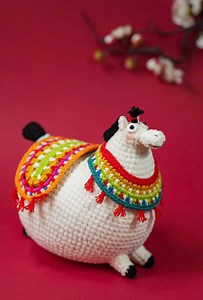 Porte-clés cheval au crochet fait main, breloque pour sac en fil amigurumi - Etsy France