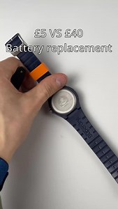 £5 vs £40 battery replacement. Same watch. Very different watch. This is why proper watch work costs more - and why some watches last longer than others. It isn’t just about swapping the cell. The higher priced option includes handling, cleaning, gasket removal and lubrication/replacement if worn, crown sealing, dust control, and correct case closure using proper tools. You’re not just paying for a battery - you’re paying for the process behind it. #watchrepair #watchmaker #watchservice #watchca