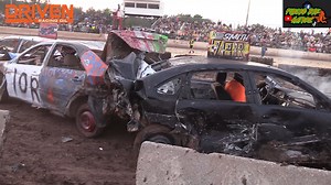 nsane Stock Compact Demolition Derby at Ontario County Fair! #WreckEm #demolitionderby #fueledbyehaterz #demoderby #carcrash #maddog #gopro | Fueled bye haterz