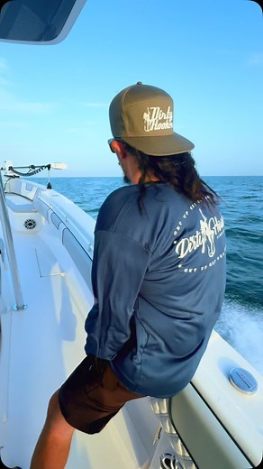 🎣 Sunrise, throttle wide open, and zero regrets. Get up, get out, get dirty. #HookedForLife 🌅🚤 #FishingLifestyle #BoatLife #SaltLife #OffshoreAddict #FishingVibes #GetUpGetOutGetDirty #SunriseRun #DirtyHookerFishing #OceanTherapy #HookedForLife #GoFishOrGoHome #ReelAdventure #StayDirty | Dirty Hooker Fishing Gear