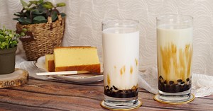 Tiger milk tea, a cup of brown sugar milk tea after a long time?