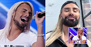 Rylan Clark goes back to his roots as he recreates blonde locks from X Factor