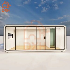 [Hot Item] Apple Cabin Customized Modern Container Home Glass Affordable Office Mobile Capsule Steel Structure House