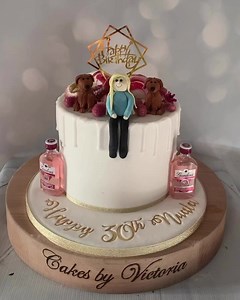 30th Birthday drip cake in 7” Belgian Chocolate Fudge Cake with Salted Caramel filling #cakesni #cakesbyvictoriani #toppersbyvictoriani #midulster #magherafelt #maghera #toome #cookstown #belfast #omagh #derrylondonderry #cotyrone #coantrim #dripcake #supportsmallbusiness #supportlocal #northernirelandcakes | Cakes by Victoria NI | Facebook