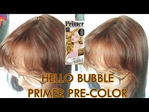 REVIEW CAT RAMBUT HELLO BUBBLE PRIMER MISE EN SCENE.. TERNYATA WARNANYA..