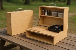 Foldable Camping Kitchen Box Woodworking Plan: DIY Chuck Box (PDF Download) - Etsy Australia