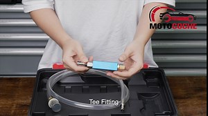 Coolant Vacuum Refill Kit with 2 Tapered Rubber Adapters, Cooling System Vacuum Purge & Refill Kit Compatible with Porsche etc. with 8 Replaceable Adapter Sleeves (35mm 40mm 45mm 55mm)