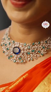 Every diamond tells a story of precision and grace. Experience the beauty of tradition with GRT's stunning diamond collection, where diamonds and lush green stones come together to symbolize prosperity and harmony. From necklaces to bangles, earrings to rings, each ornament radiates the rich cultural heritage and the intricate designs of GRT Jewellers. #GRTJewellers #GRT #ThangaGolu #NavratriSeason #Navratri #DiamondJewellery #FestiveStyle #FestiveSeason #HeritageJewels #Jewellery #IntricateCraf