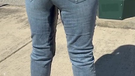 Publicly Soaking my Jeans, Walking Around Braless and Flashing