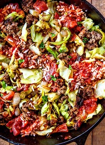 Stuffed cabbage casserole! And cornbread | Tennessee Soul Food LLC